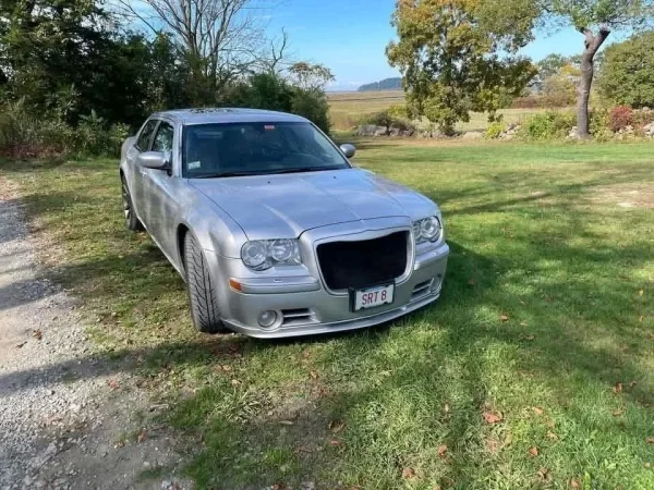 2006 Chrysler 300C SRT8 – Bright Silver Metallic 2006 Chrysler 300C SRT8 in Bright Silver Metallic exterior, 6.1L V8 performance sedan for sale at Stricker Cars Yard